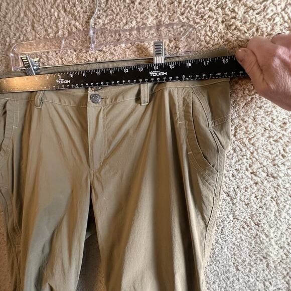 Marmot Pants Women’s Sz 12 XL Tan Rollup Convertible Lightweight Outdoor Hiking - Picture 14 of 16